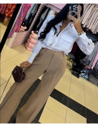 Klassische Hose von La Milla in Beige