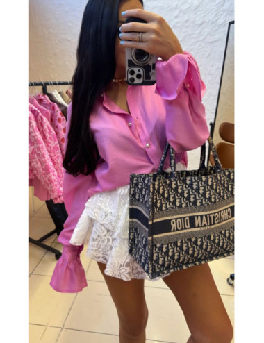 Bluse mit weiten Manschetten von La Milla- Rosa