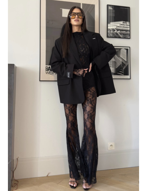 BELLUCI BOWIE Oversize  Blazer schwarz