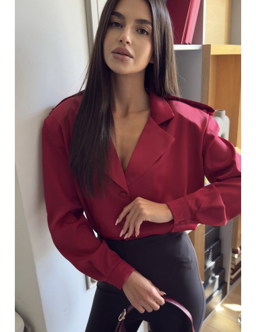 Chloe Hemd Burgund