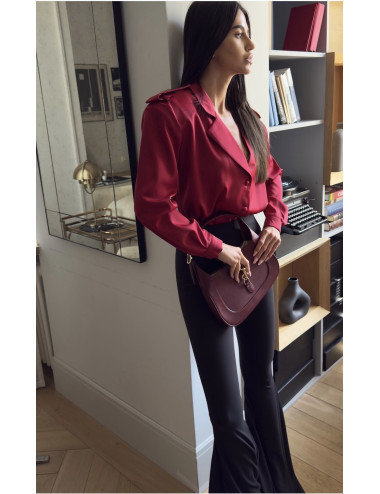 Chloe Hemd Burgund