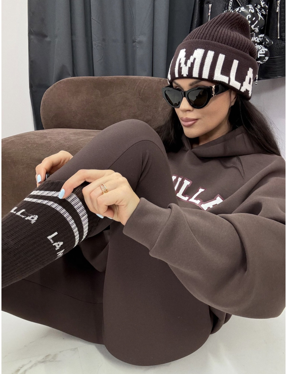 Haube La Milla Braun