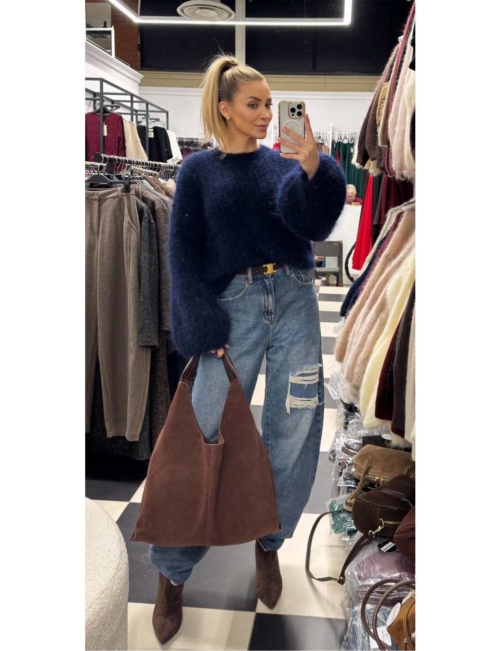 PULLOVER LIVORNO DUNKELBLAU