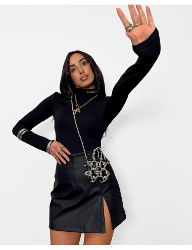 La Milla Body mit Logo – Schwarz