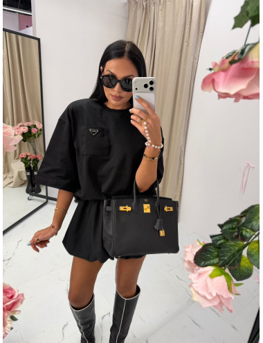 La Milla T-Shirt Schwarz