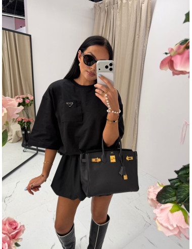 La Milla T-Shirt Schwarz