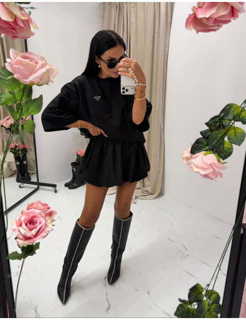 La Milla T-Shirt Schwarz