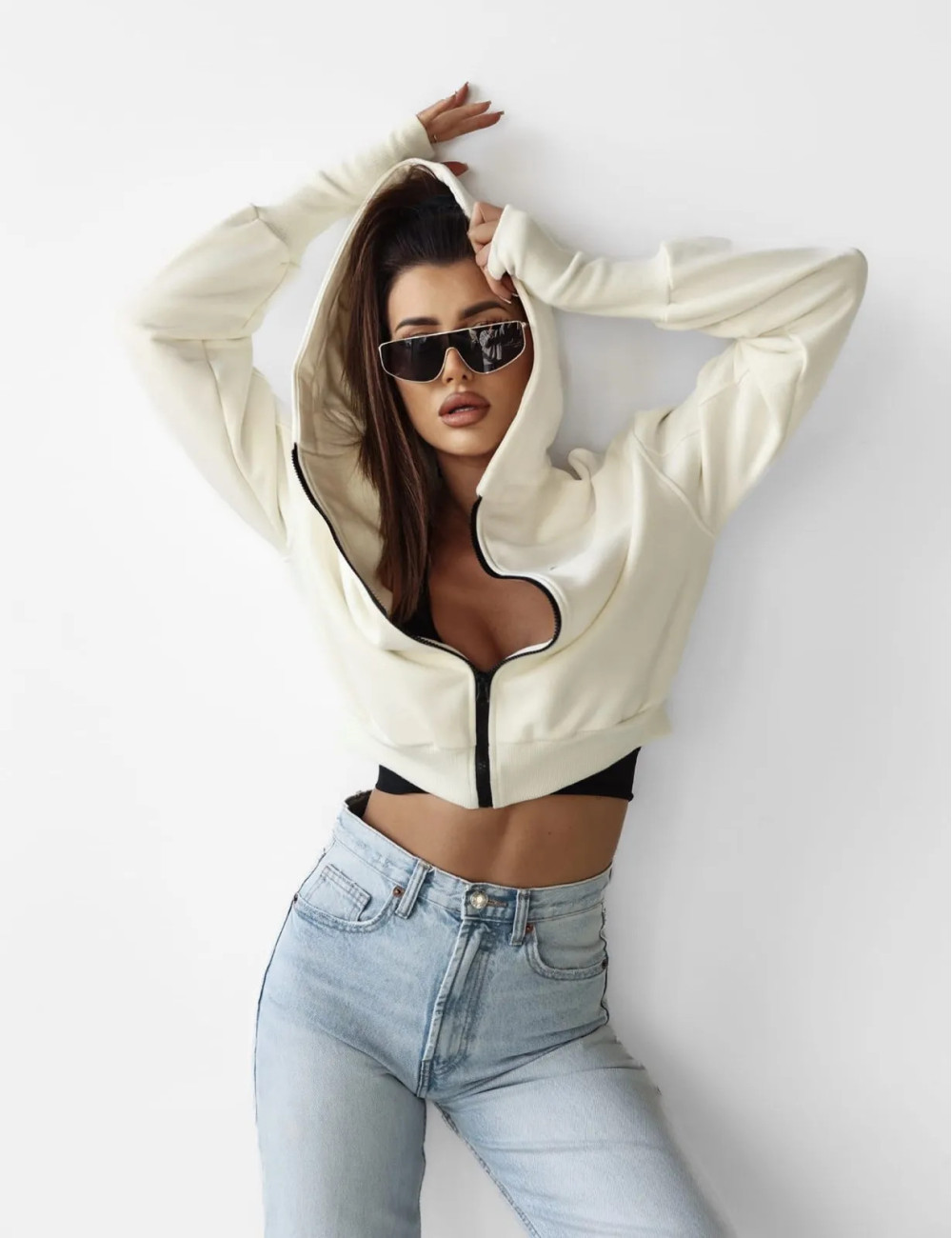 Damen-Sweatshirt OLAVOGA NIVRA 2025 Elfenbein