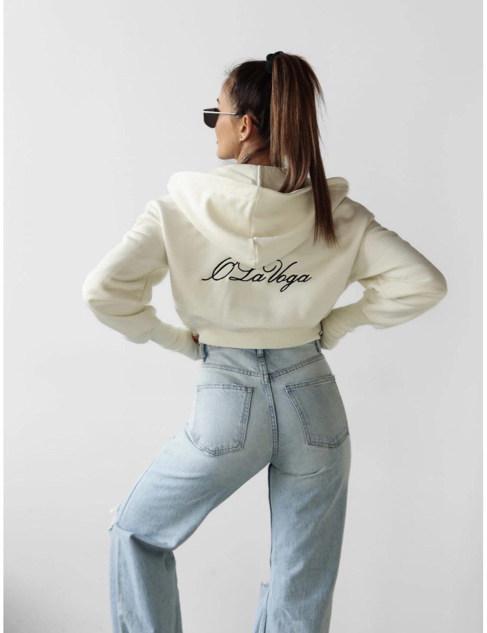 Damen-Sweatshirt OLAVOGA NIVRA 2025 Elfenbein