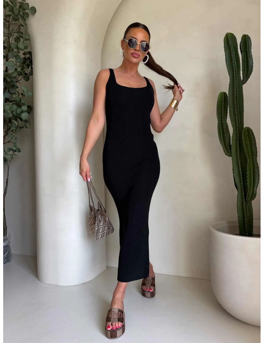 Kleid NADI – schwarz