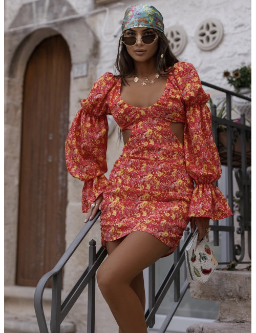 Kleid GRETA Sunset coral