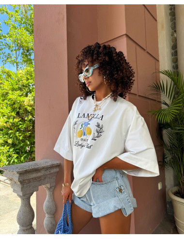 Oversize-T-Shirt „Lady Club“