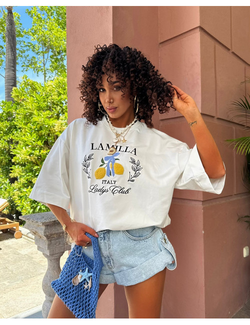 Oversize-T-Shirt „Lady Club“