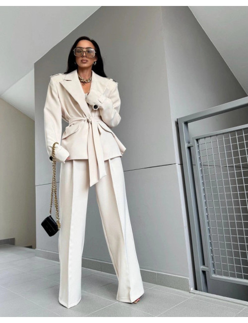 Blazer mit Schulterklappen LA MILLA Beige