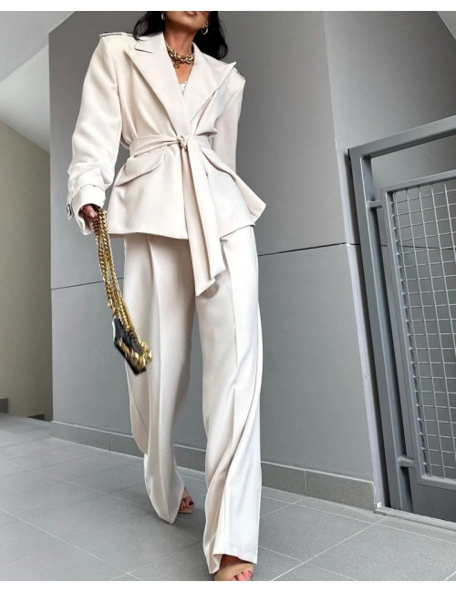 Blazer mit Schulterklappen LA MILLA Beige