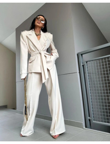 Blazer mit Schulterklappen LA MILLA Beige