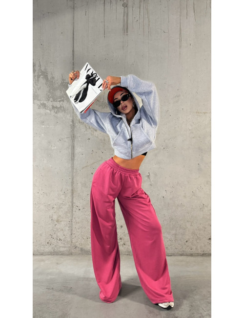 Kurzes Sweatshirt Puffy Grey - La Milla