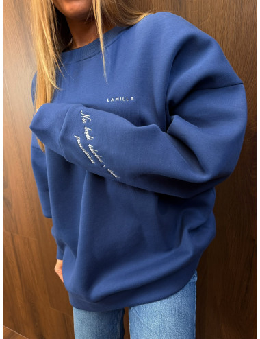 Sweatshirt für dich Marineblau - La Milla