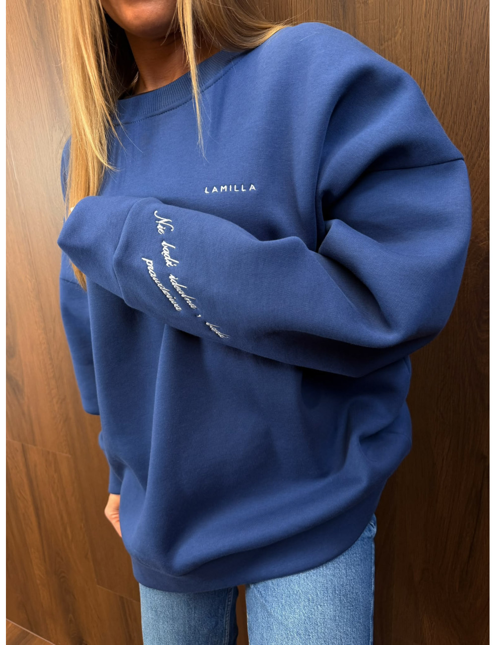 Sweatshirt für dich Marineblau - La Milla