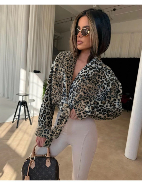 JACKE FURRY LA MANUEL LEOPARD
