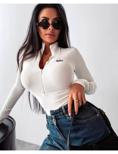Elastischer Body TELA OLAVOGA – Ecru